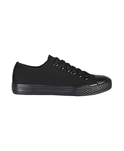 zapatillas negras mujer