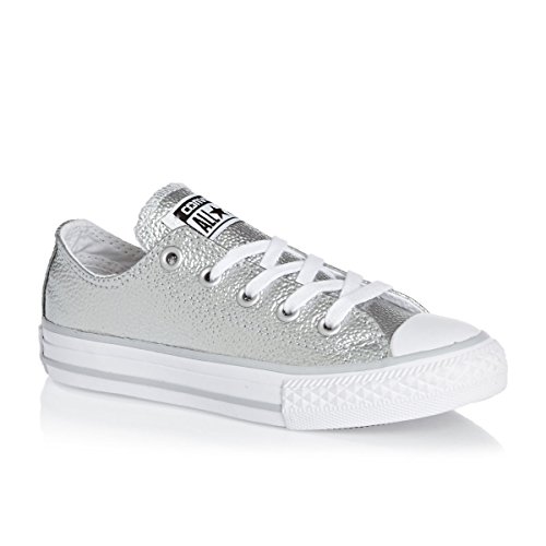 zapatillas plateadas